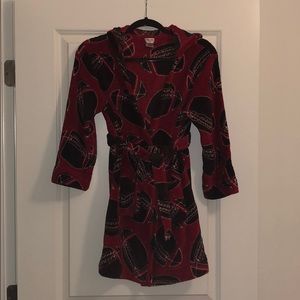 Hooded kids football robe